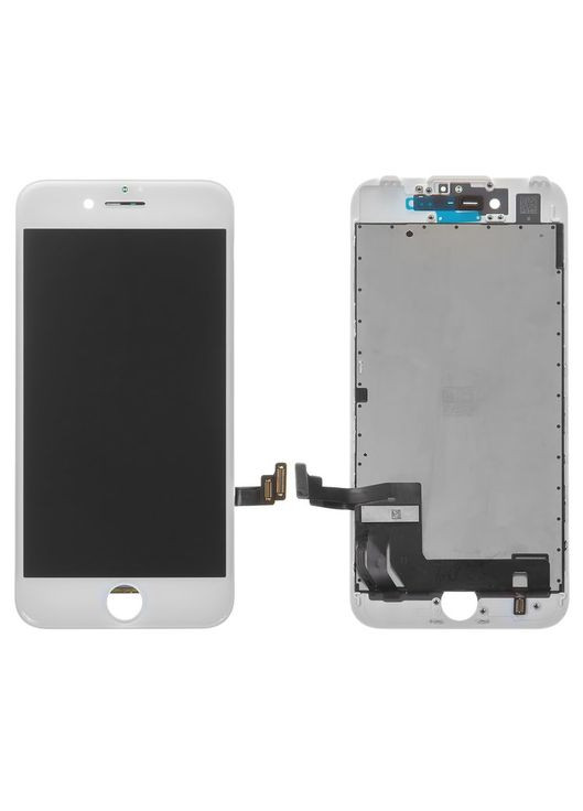 Дисплей для телефона iPhone 7, з сенсорним склом, білий, high-copy Apple (316508996)