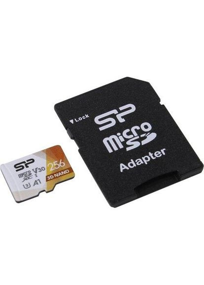 Карта памяти MicroSDXC 256 Гбайт U3 A1 V30 Superior Pro Silicon Power (285719563)