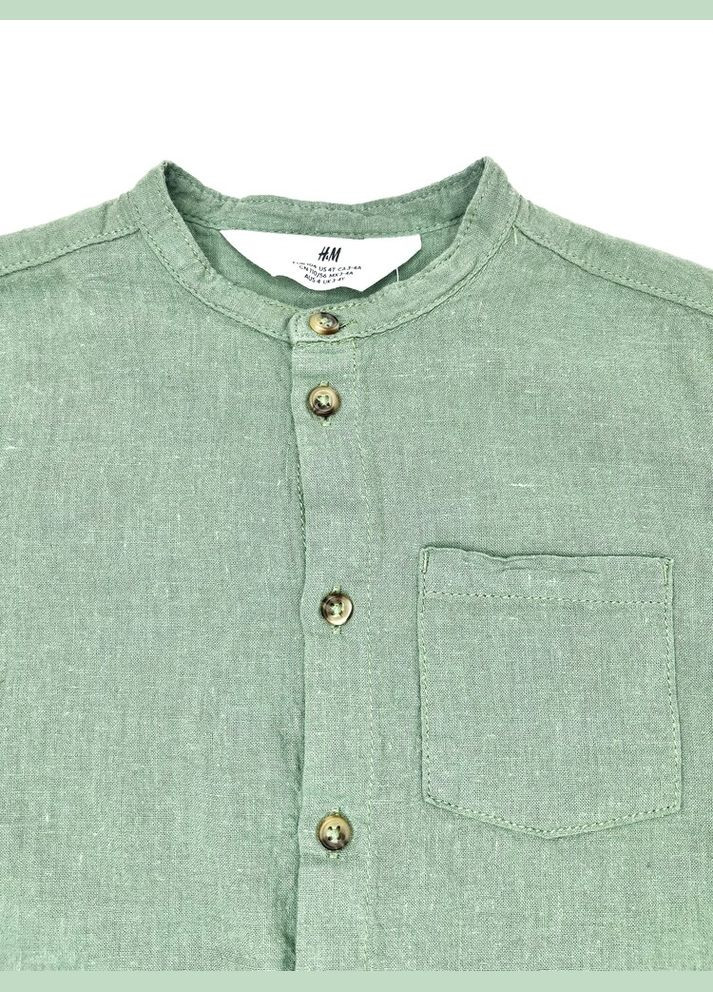 Оливковая рубашка H&M