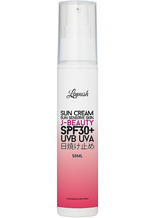 Сонцезахисний крем для обличчя J-Beauty SPF 30 50ml (1350297-13759110) Lapush (368648338)