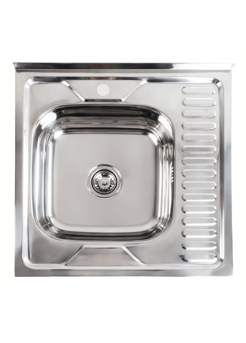 Кухонная мойка из нержавеющей стали ПОЛИРОВКА 6060 L (0,7/160 мм) Platinum (336932396)