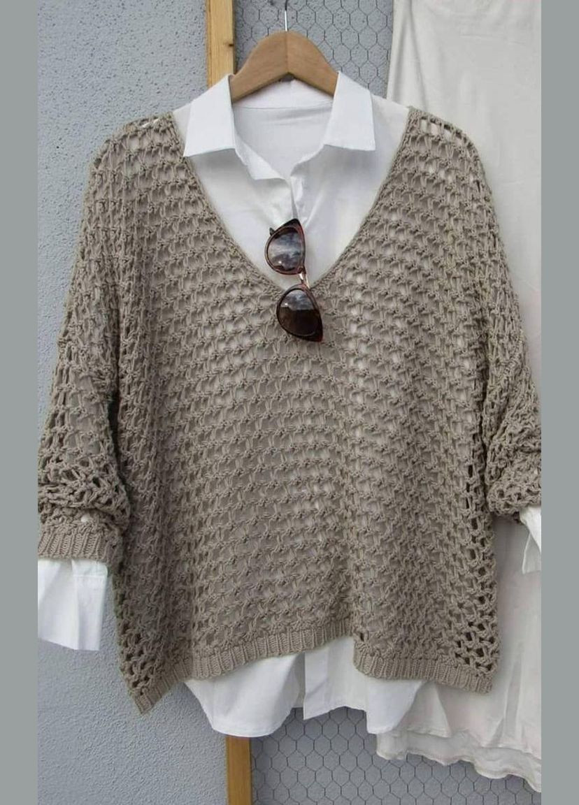 JEANS № 65 темний сірий бавовна-акрил нитки пряжа для в"язання Етрофил Etrofil (366394505)