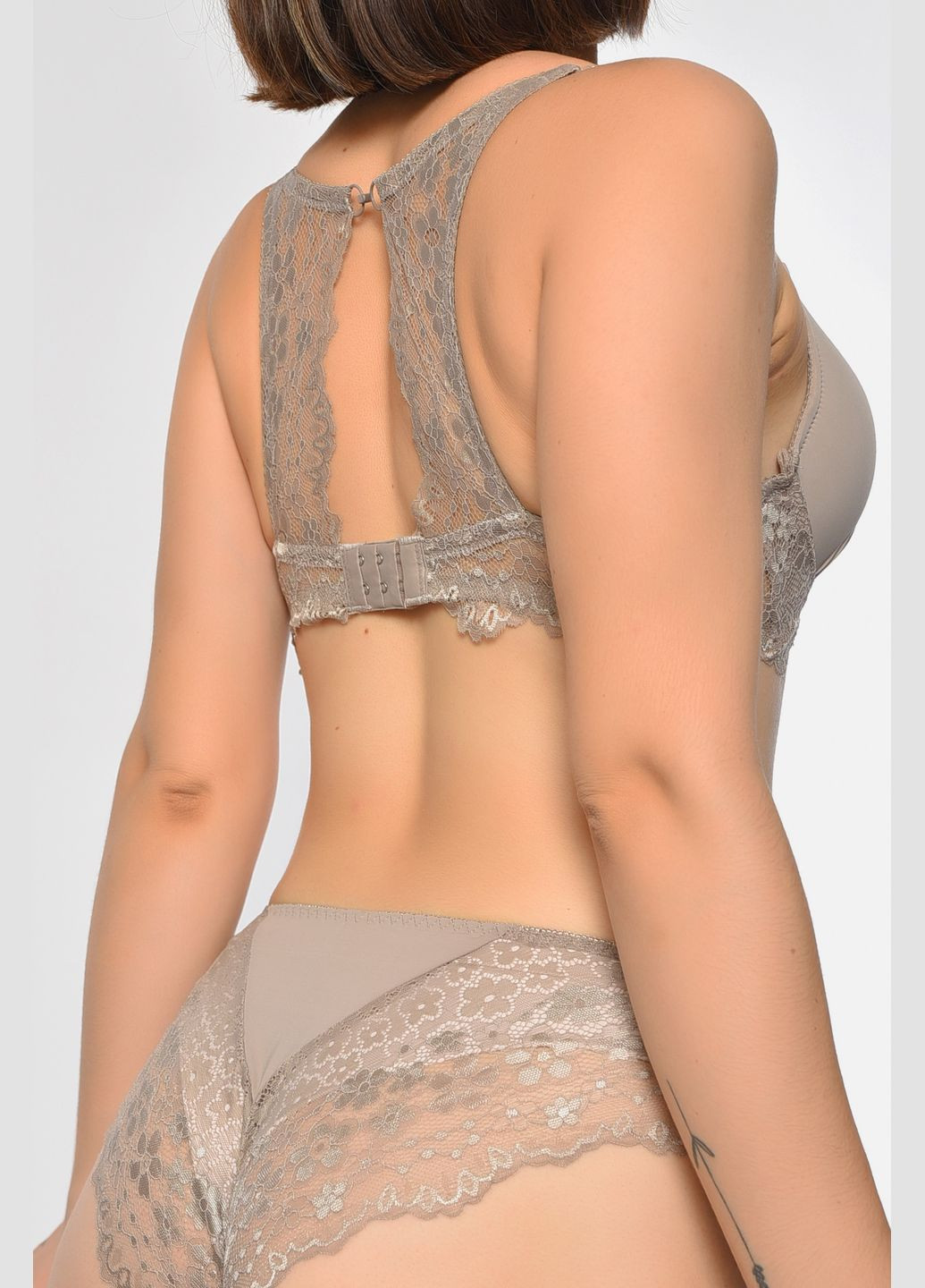 Серый демисезонный комплект женский серого цвета чашка в Let's Shop