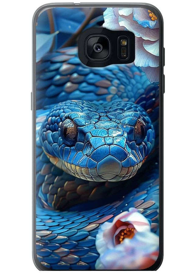 Силіконовий чохол 'Blue Snake' для Endorphone Samsung Galaxy S7 Edge G935F (287272947)