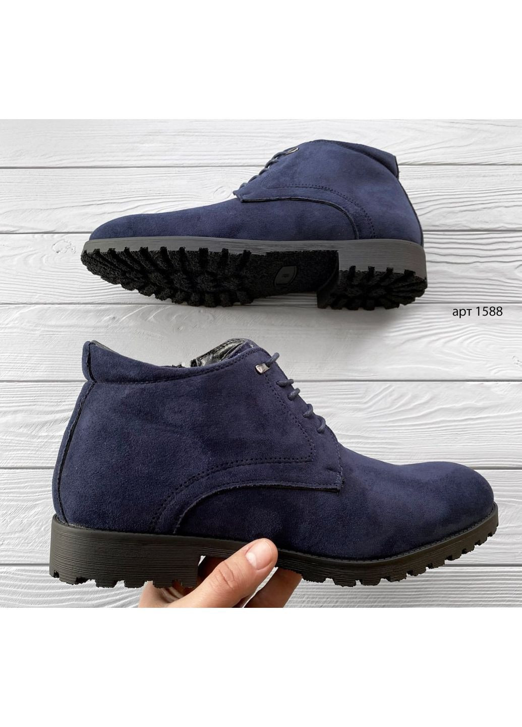 Напівчеревики Ufo Fur Navy No Brand (362090821)