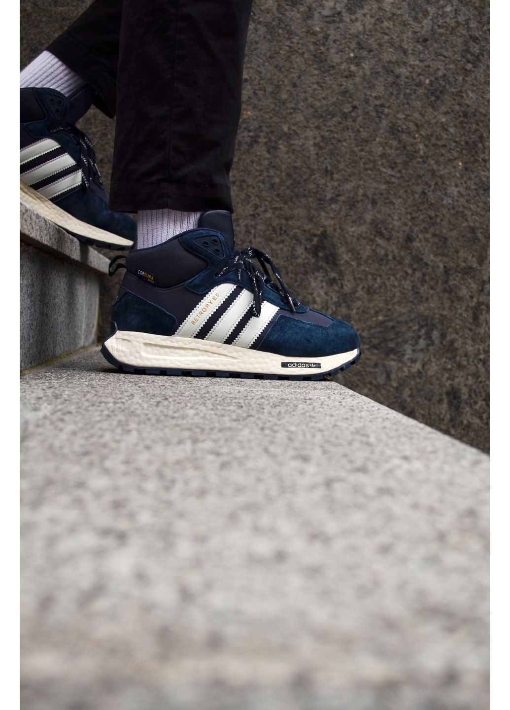 Цветные демисезонные кроссовки мужские adidas retropy e5 blue адидас ретропи е5 No Brand