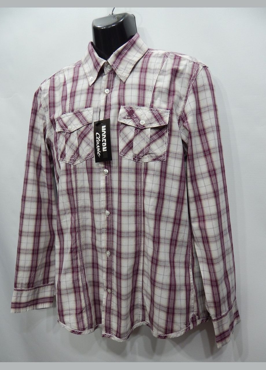 Цветная кэжуал рубашка в клетку No Brand