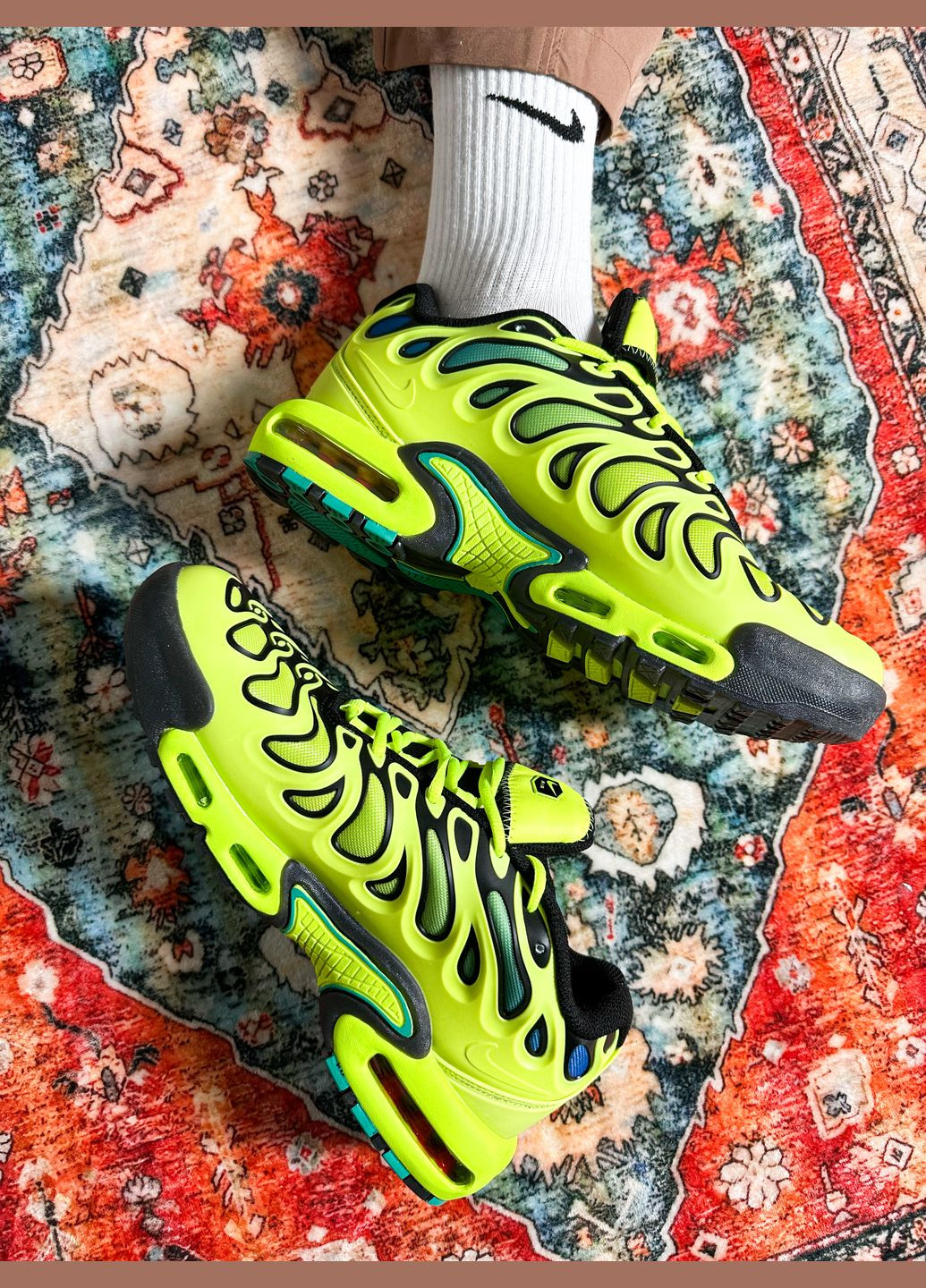Желтые всесезонные кроссовки мужские nike air max tn plus lemon twist yellow | найк аир макс тн плюс жёлтые No Brand