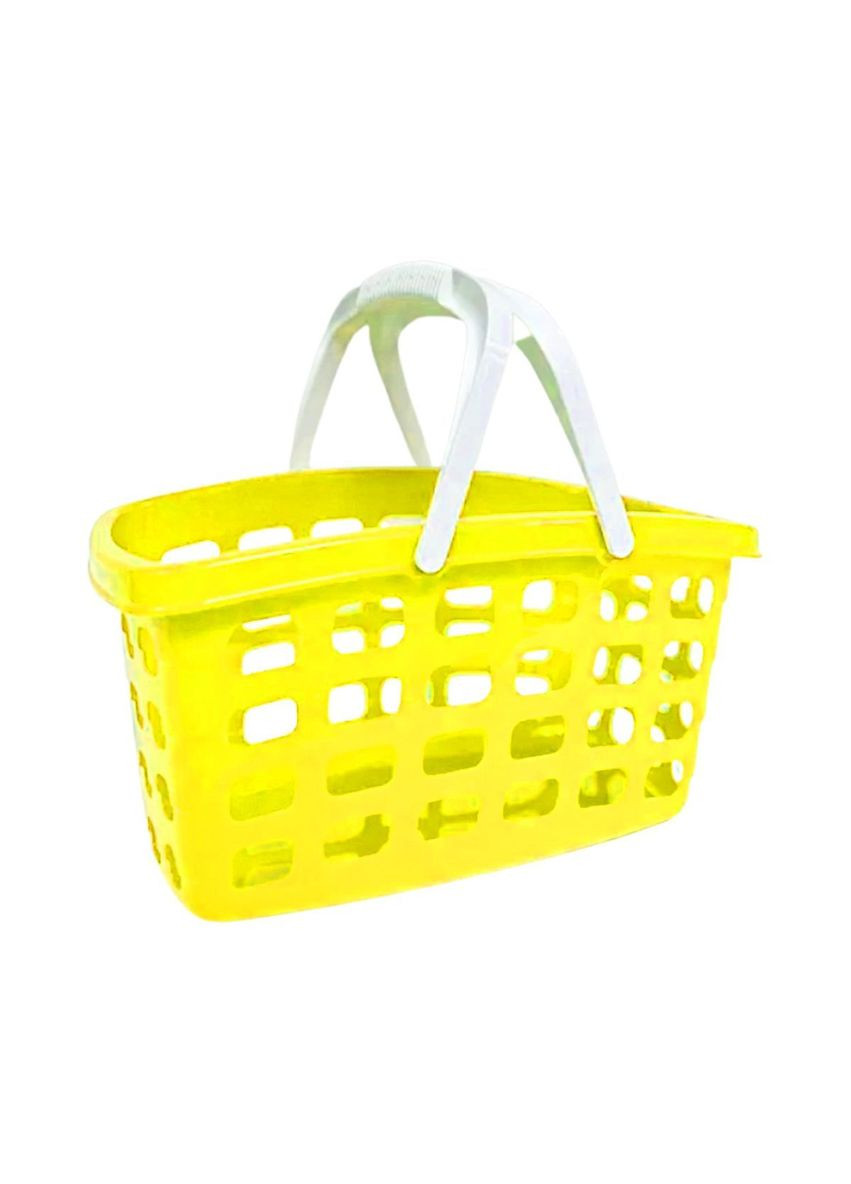 Корзина для покупок, пластиковая (желтая) Бамсик (306713567)