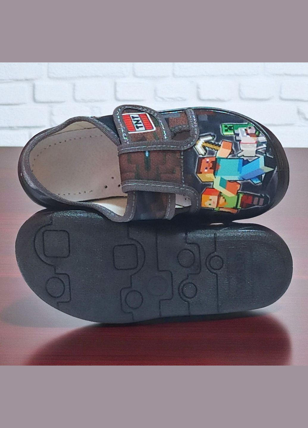 Ортопедичні тапочки на липучці капчики для хлопчика змінне взуття в садок змінка Валді Waldi (341447759)