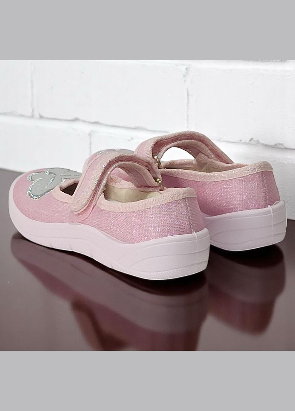 Ортопедичні тапочки капчики на липучці для дівчинки змінне взуття в садочок Валді Waldi (332183229)