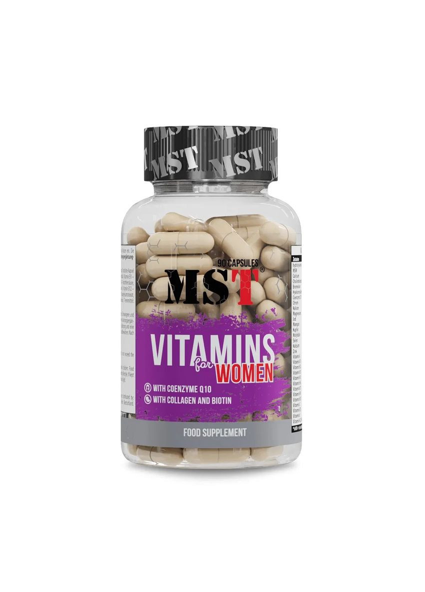 Вітаміни для жінок Vitamins for Woman 90 капсул MST (361117868)