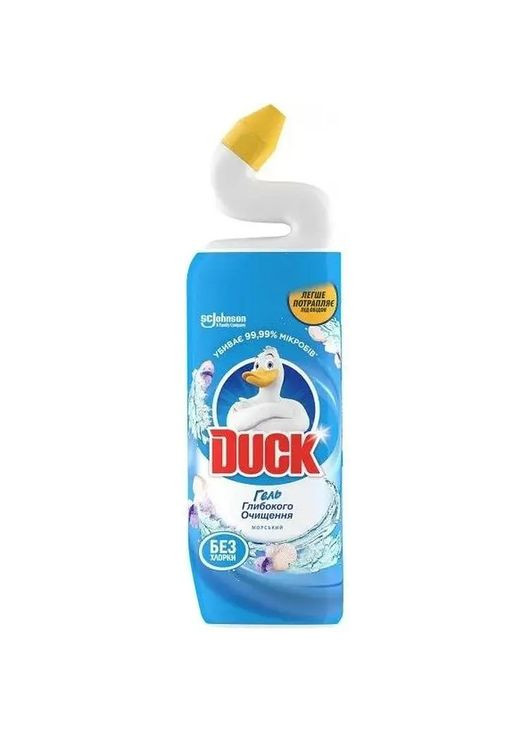Засіб для миття унітазів 5 в 1 Туалетне каченя Морська свіжість, 500 мл Duck (342714896)