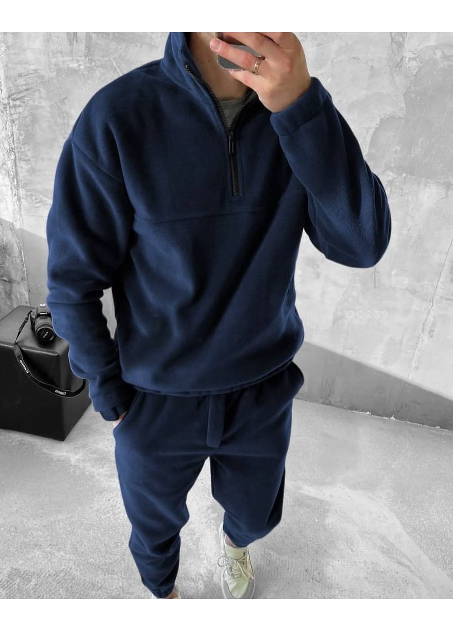 Чоловічий теплий костюм із двостороннього флісу гарної якості 💫 (Заміри в описі) DK/DL Мода без кордонів (367164509)