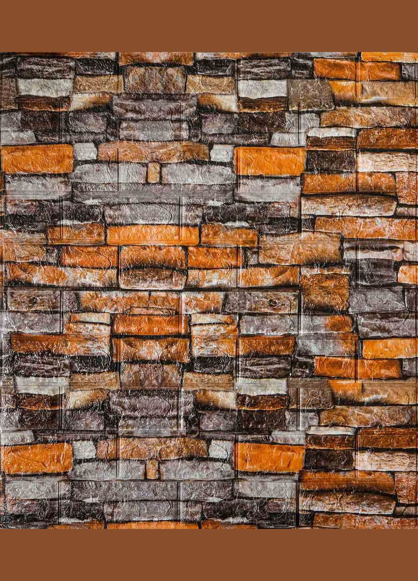 Самоклеюча декоративна 3D панель цегла пісчаник 700x770x5 мм Loft Expert (299004081)