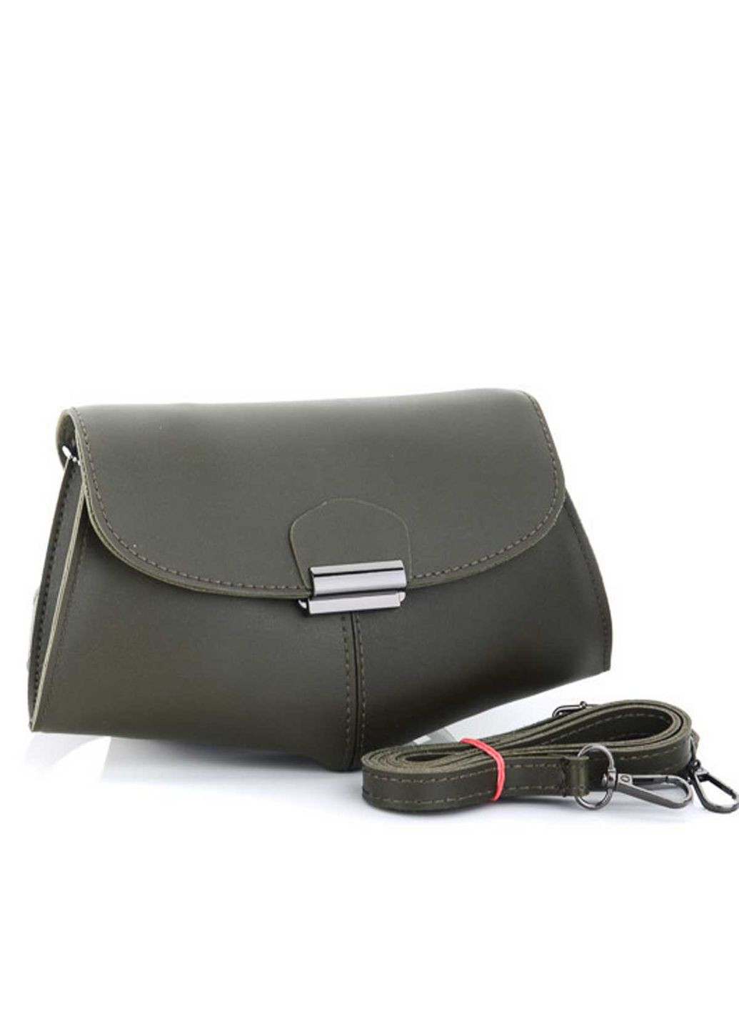 Сумка на пояс клатч Demi оливковая экокожа для женщин с одним отделением и карманом для мелочей ProDobro (367266423)