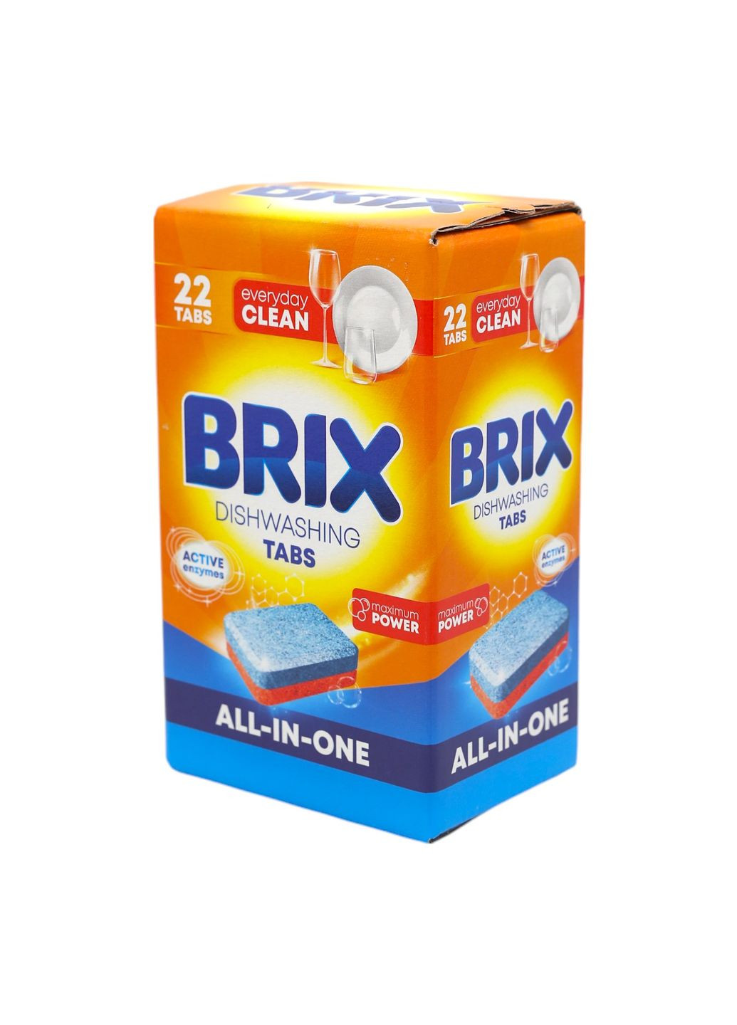 All in 1 Таблетки для посудомийних машин 22 шт Brix (303190616)
