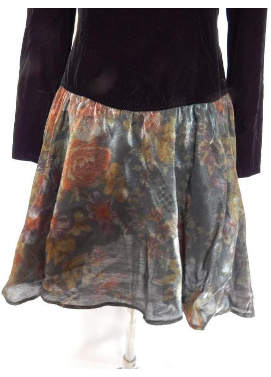 Чорна плаття жіноче ошатне велюр 46р 046tp (тільки в зазначеному розмірі, тільки 1 шт.) No Brand