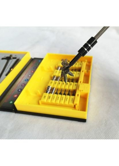 Набор отверток 6097B с 47 сменными насадками: Биты, Звездочки, Шестигранники, Плоские и Фигурные, TORX для ключа, (524003) JIRON SPIDER (300854104)