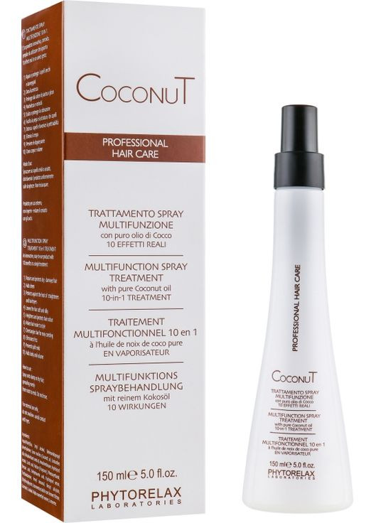 Кокосовое масло-спрей 10 в 1 Coconut Professional Hair Care 150ml (447153-30258) Phytorelax Laboratories (368740195)