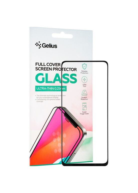 Защитное стекло Full Cover Ultra-Thin 0.25mm для Poco M4 Pro 5G/Xiaomi Redmi Note 11T 5G Black Gelius (317192112)