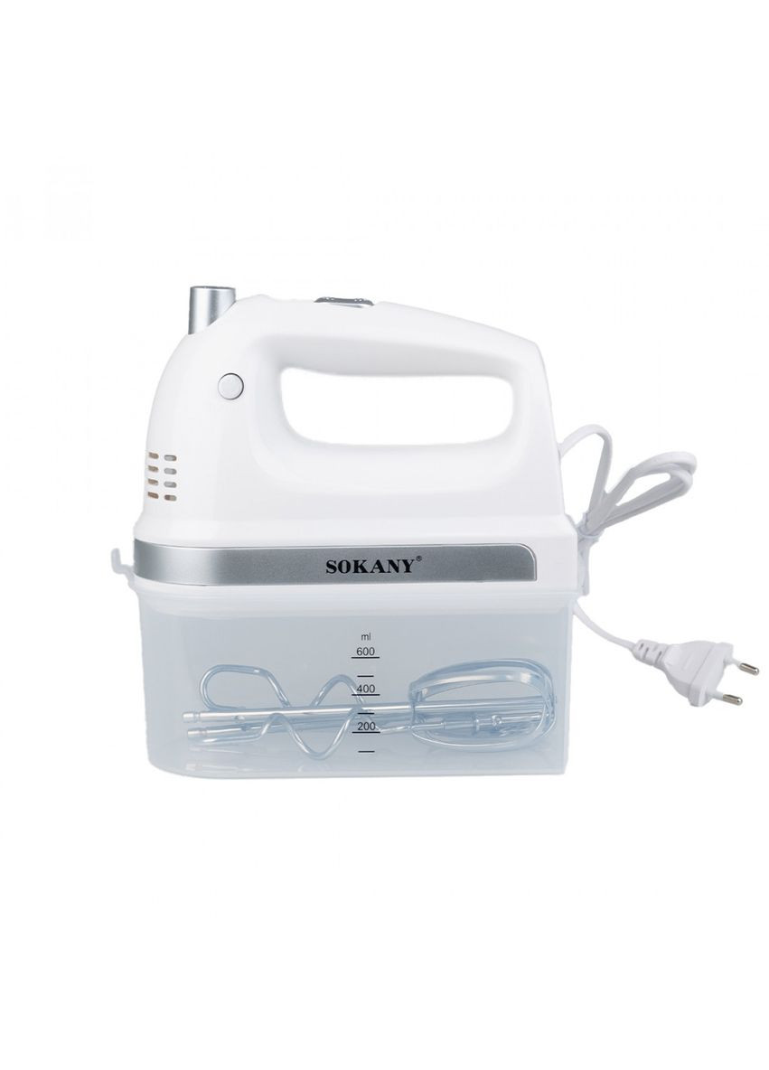 Міксер ручний SK-6631 з двома насадками 400Вт Sokany (369143437)