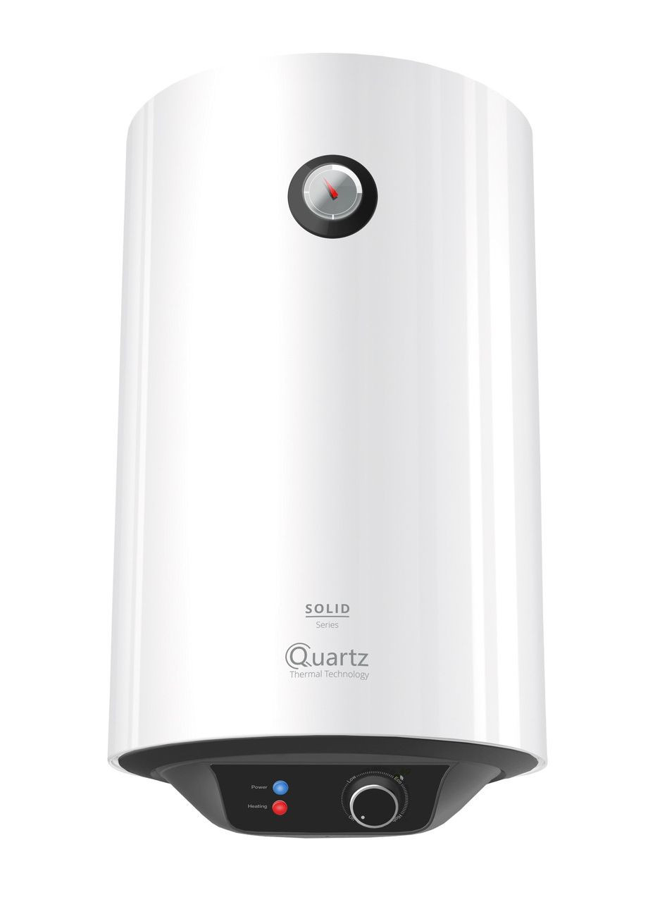 Накопительный круглый бойлер сухой тэн Solid 80л / накопительный водонагреватель Кварц Quartz (361259326)