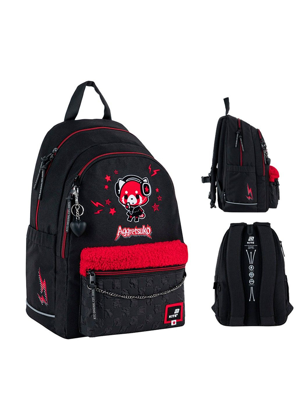 Рюкзак Education Teens Aggretsuko AR25-2575M Kite (360534818)