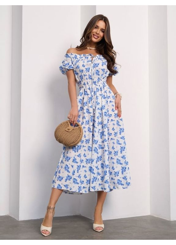 Білий плаття 15188 біле ISSA PLUS однотонна