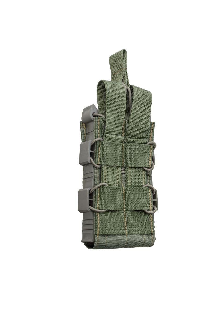 Подсумок одинарный пластиковый для магазина АК/AR. Олива Ukrarmor (333721981)