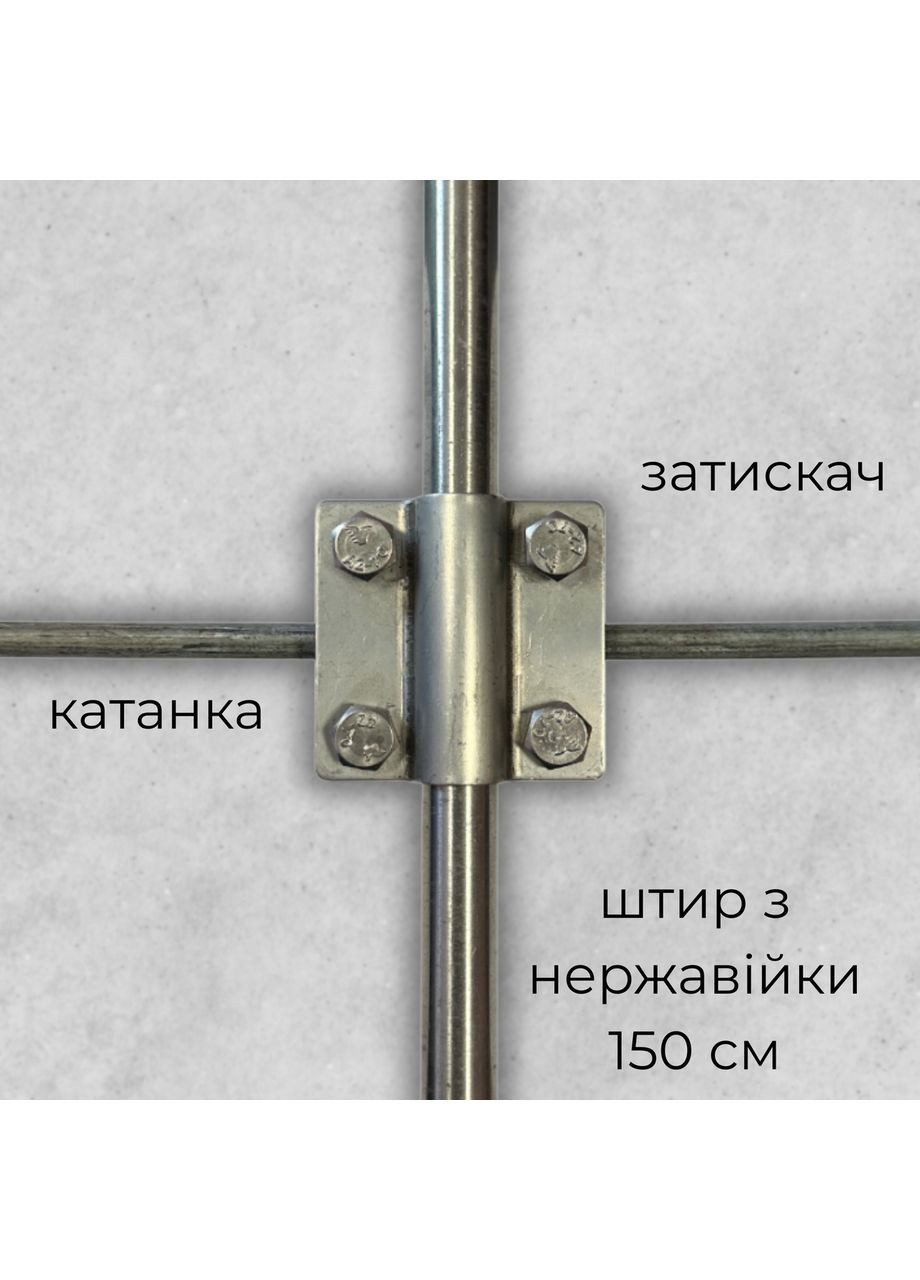 Зажим штыря заземления из нержавейки Ø 16 мм и катанки\проволоки\полосы No Brand (364956008)