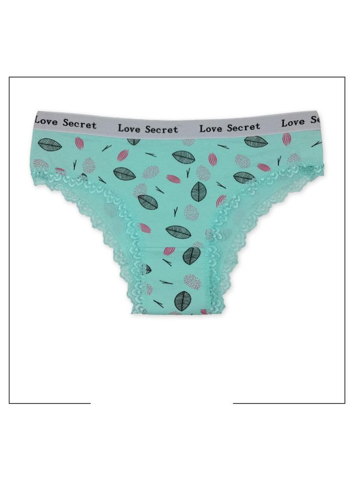 Женские трусики хлопчатобумажные трусы Honey Fashion Accessories S/М бирюзовый (2-203) No Brand (313442729)