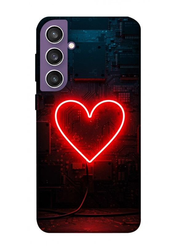 Чехол с принтом для Samsung Galaxy S23 FE / для Samsung галакси С23 фе Яркое сердце No Brand (339060860)