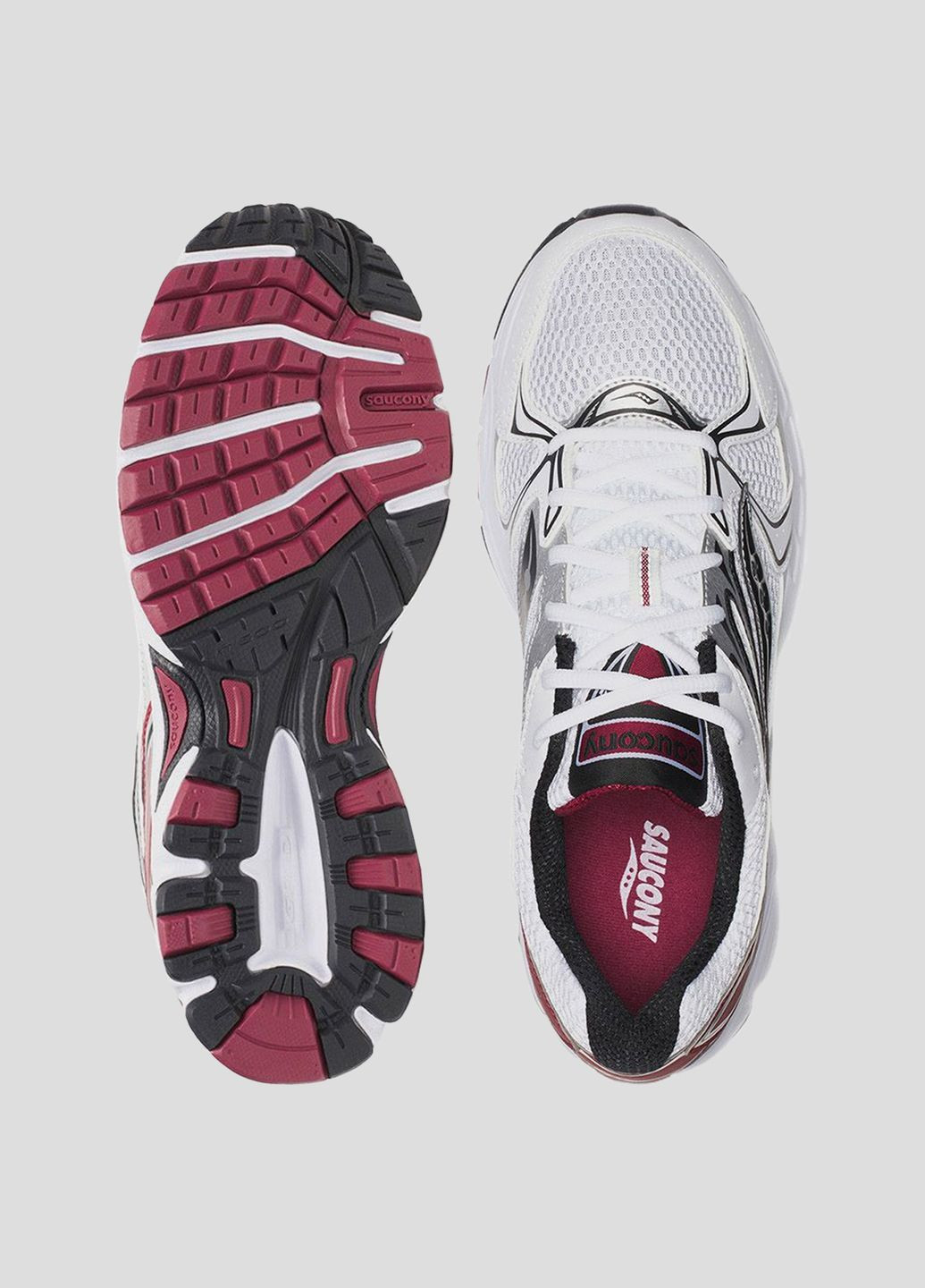 Белые всесезонные белые текстильные кроссовки ride millennium Saucony