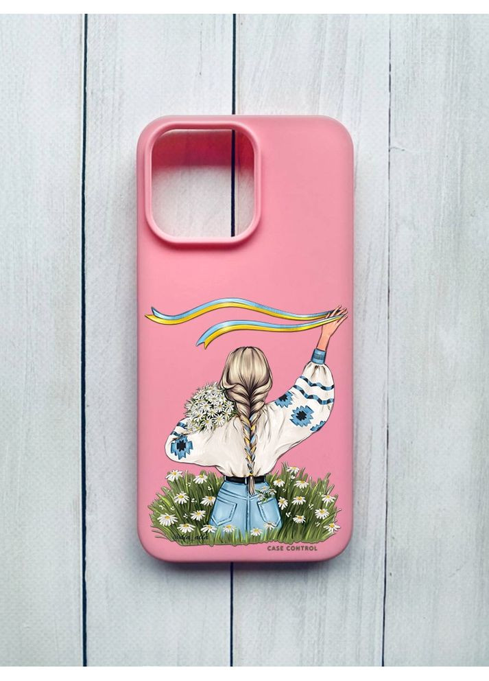 Матовый чехол на iPhone 15 Pro Max:: Девушка с лентой (принт 17) Creative (360672379)