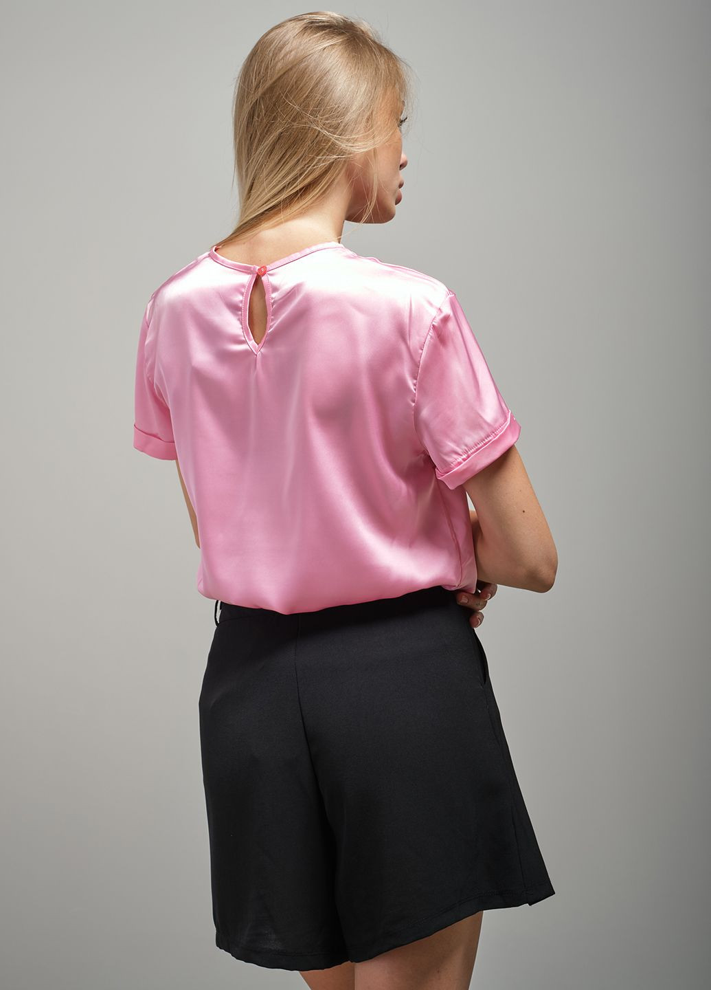 Розовая блуза с коротким рукавом 103345 Power