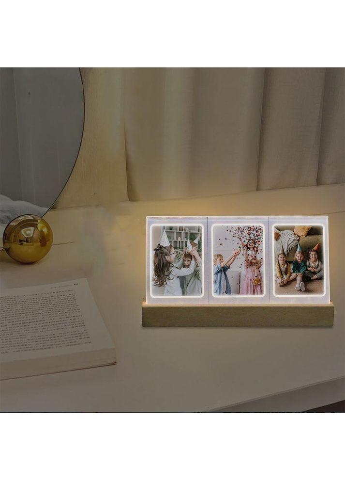 Фоторамка светодиодная 3 в 1 для Instax Mini 12, 11, Evo, 40, 90, 9, LiPlay и принтеров SP-1, SP-2, Fujifilm (366027116)