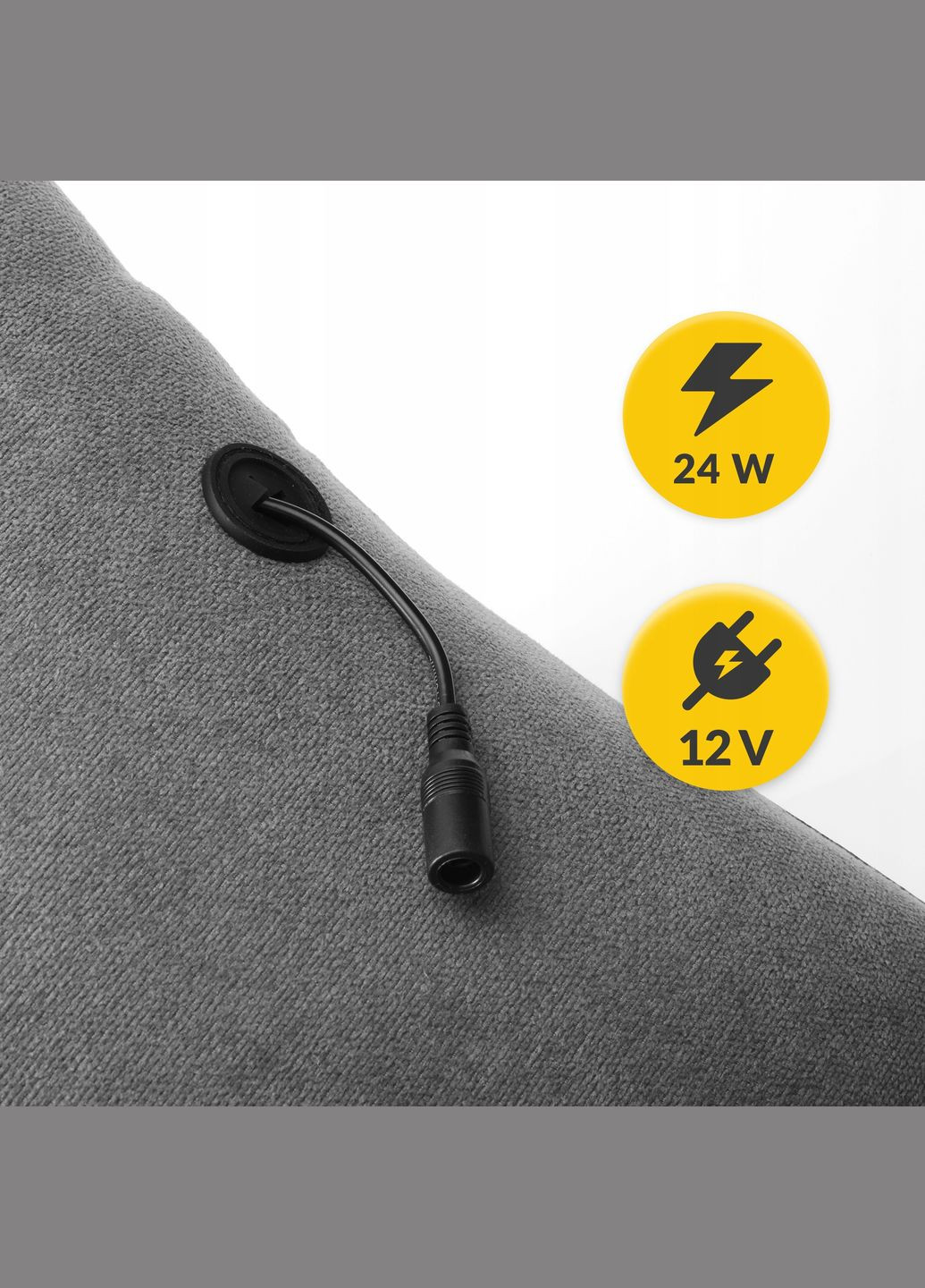 Подушка-массажер Shiatsu Lite Black (P-5905973404136) 4FIZJO (314903172)