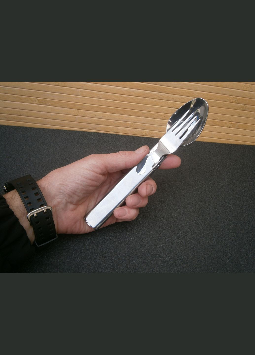 Набор столовых приборов нержавеющая сталь Premium 4 в 1 ложка вилка нож открывалка No Brand (327876569)