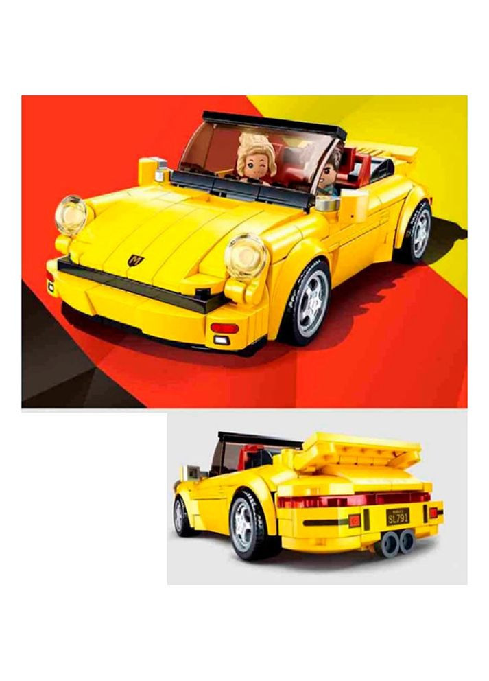 Конструктор Машинка 16 см 290 деталей (M38-B1097) Sluban (341309252)