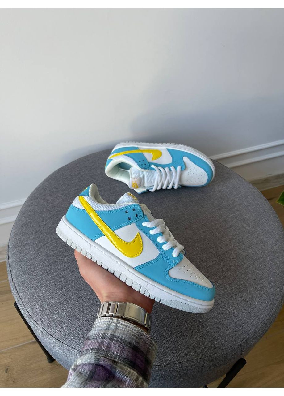 Кросівки жіночі Nike Dunk Low Next Nature GS 'Homer' | Найк сб Данк низькі блакитні No Brand блакитні демісезони (353872816)