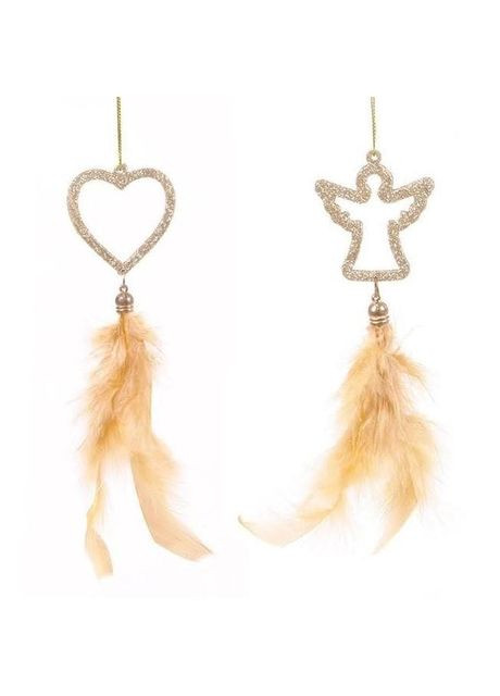 Набор новогодних подвесок Микс 18см. - 2 шт._x000D_ Упаковка подарочная_x000D_ Ткань: polycotton_x000D_ Состав: 65% хлопок, 35% полиэстер_x000D_ Достоинства поликоттона_x000D_ повышенная износостойкость. 43355 Flora (360639978)