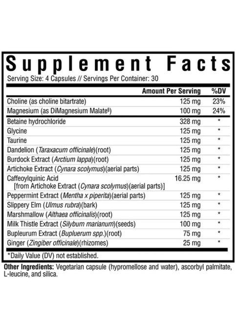 Gallbladder Nutrients, Supports Bile Production & Flow 120 Veg Caps Seeking Health (331157407)