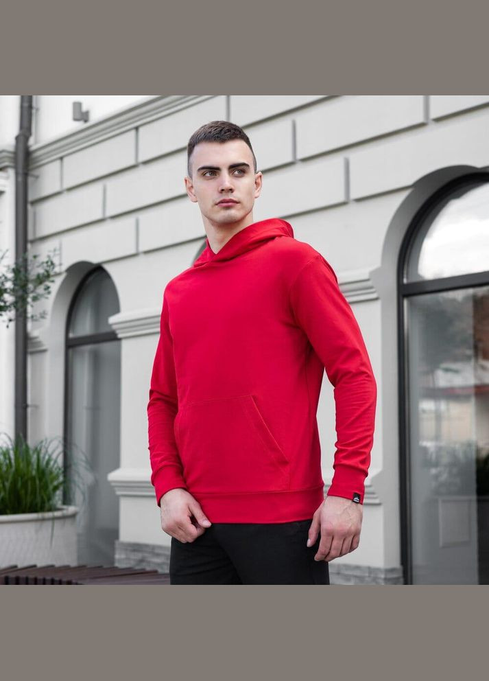 Чоловіче демісезонне худі червоне No Brand (346085226)