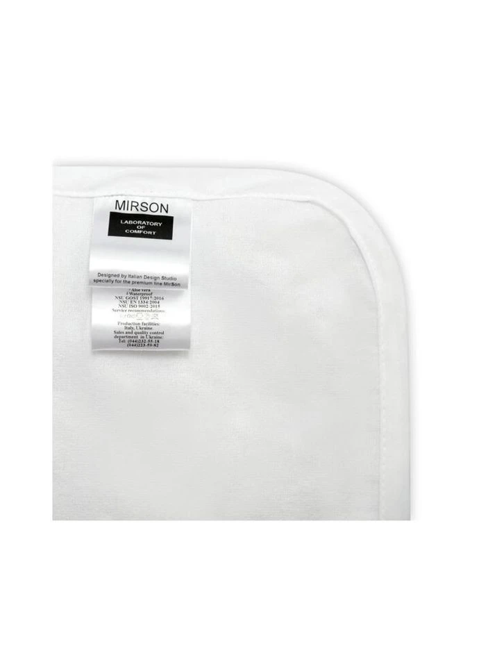 Наматрацник Terry Waterproof Aloe Vera 219 водонепроникний гумка по периметру 60x120 см (2200000326980) Mirson (314969671)