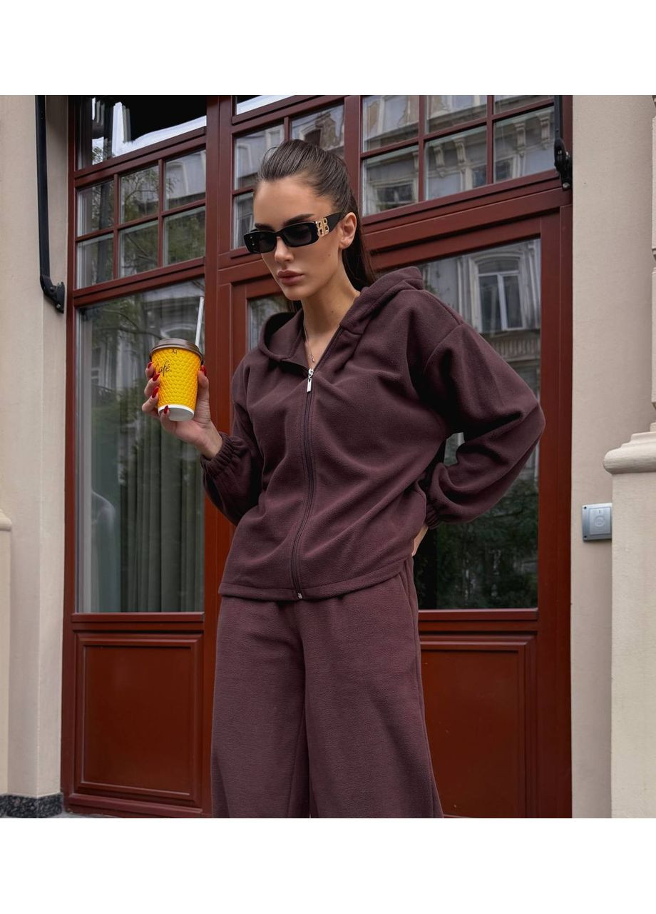 Стильний костюм 2в1 (брюки палаццо + зіп-худі) — ЗАМІР В ОПИСІ DK/DL Мода без кордонів (366062356)