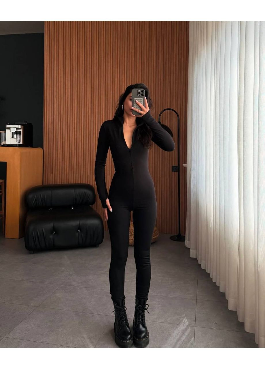 Комбінезон на флісі No Brand Рз 6220 7274 чорний