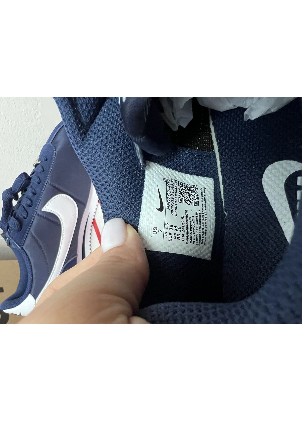 Белые летние кроссовки nike cortez blue white найк кортез No Brand