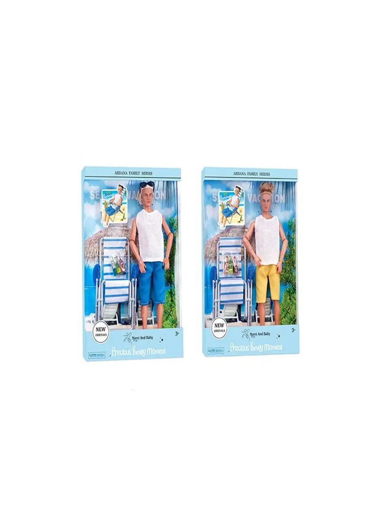 Кукла Кен с аксессуарами набор в ассортименте A795B-1/2 No Brand Лял5627 (370653812)