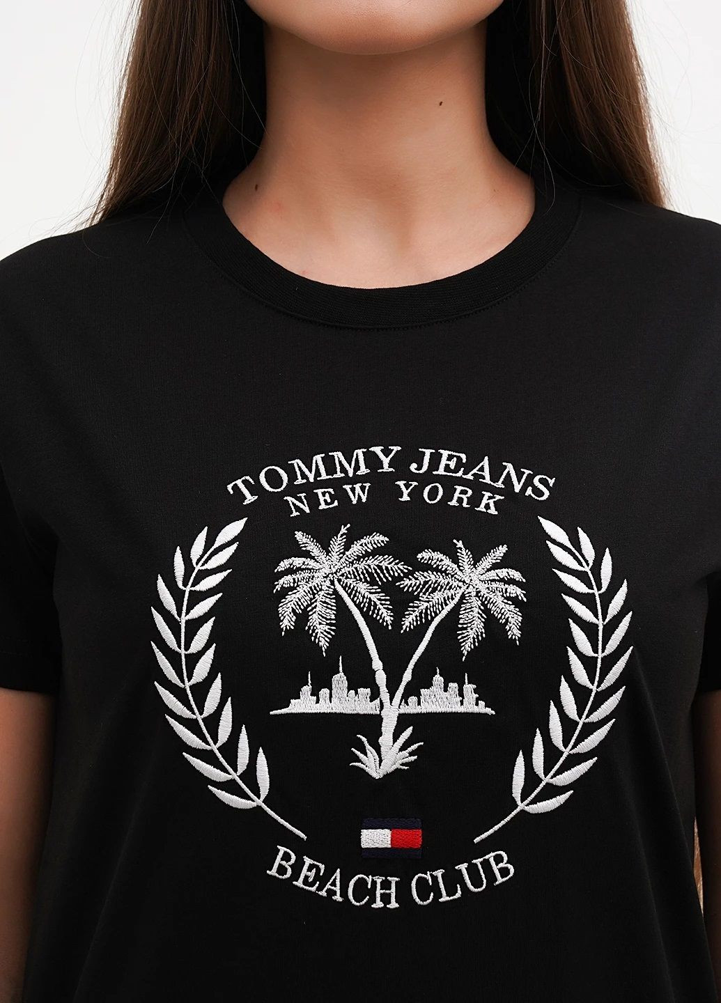 Футболка женская летняя с рисунком Tommy Hilfiger Beach Club - (326379440)
